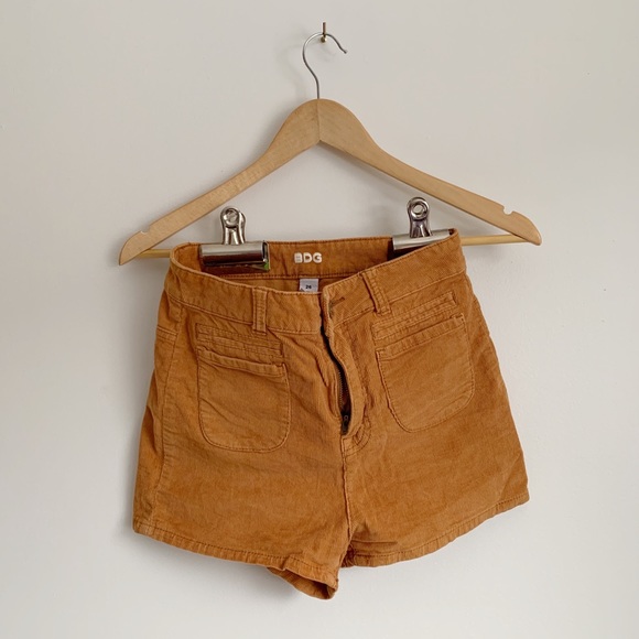 Urban Outfitters Pants - BDG Mustard High-waisted Corduroy Shorts